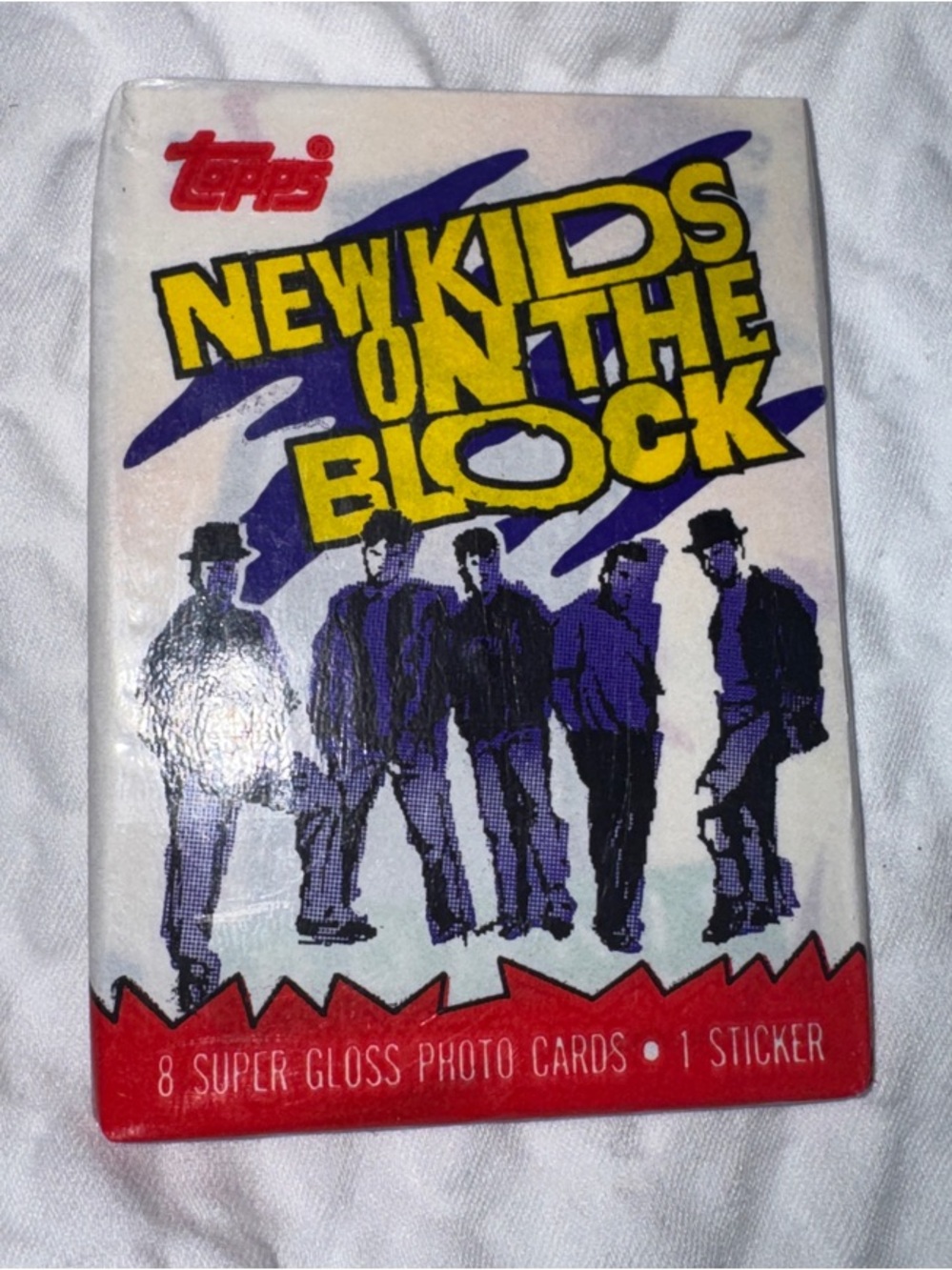 Vintage 1989 TOPPS New Kids on the Block Trading Card pack